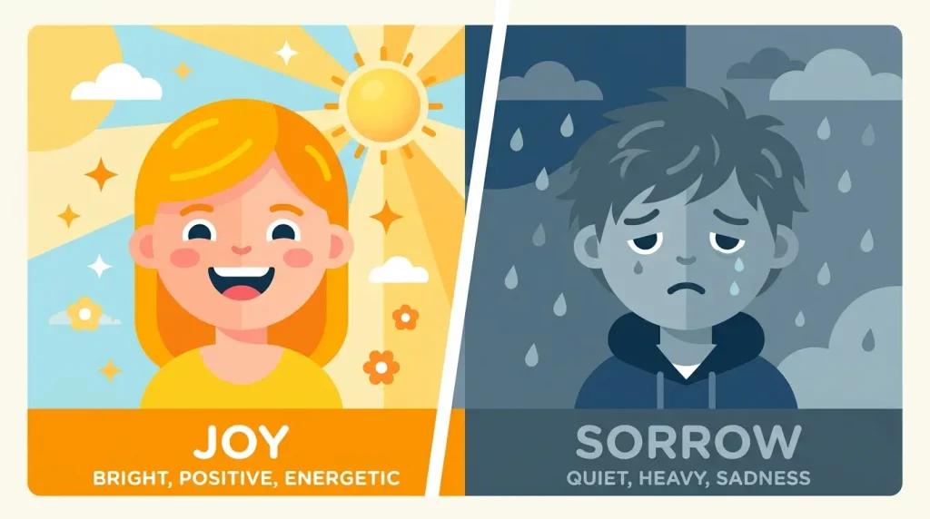 synonyms and antonyms for joy