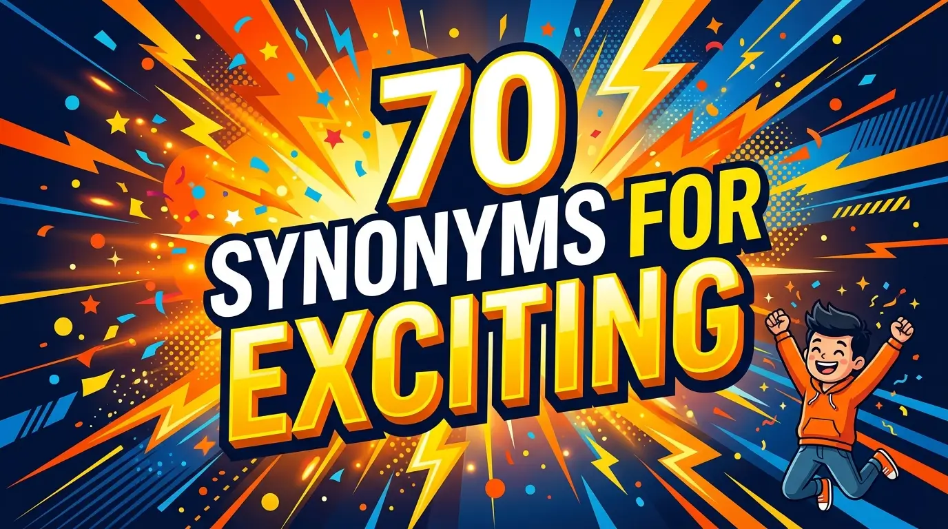 70 Synonyms for Exciting (With Simple Meanings and Examples)