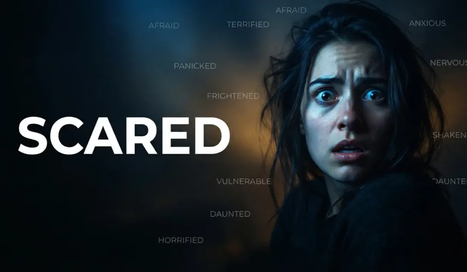 synonyms for scared