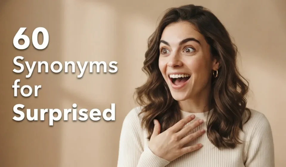 synonyms for surprised