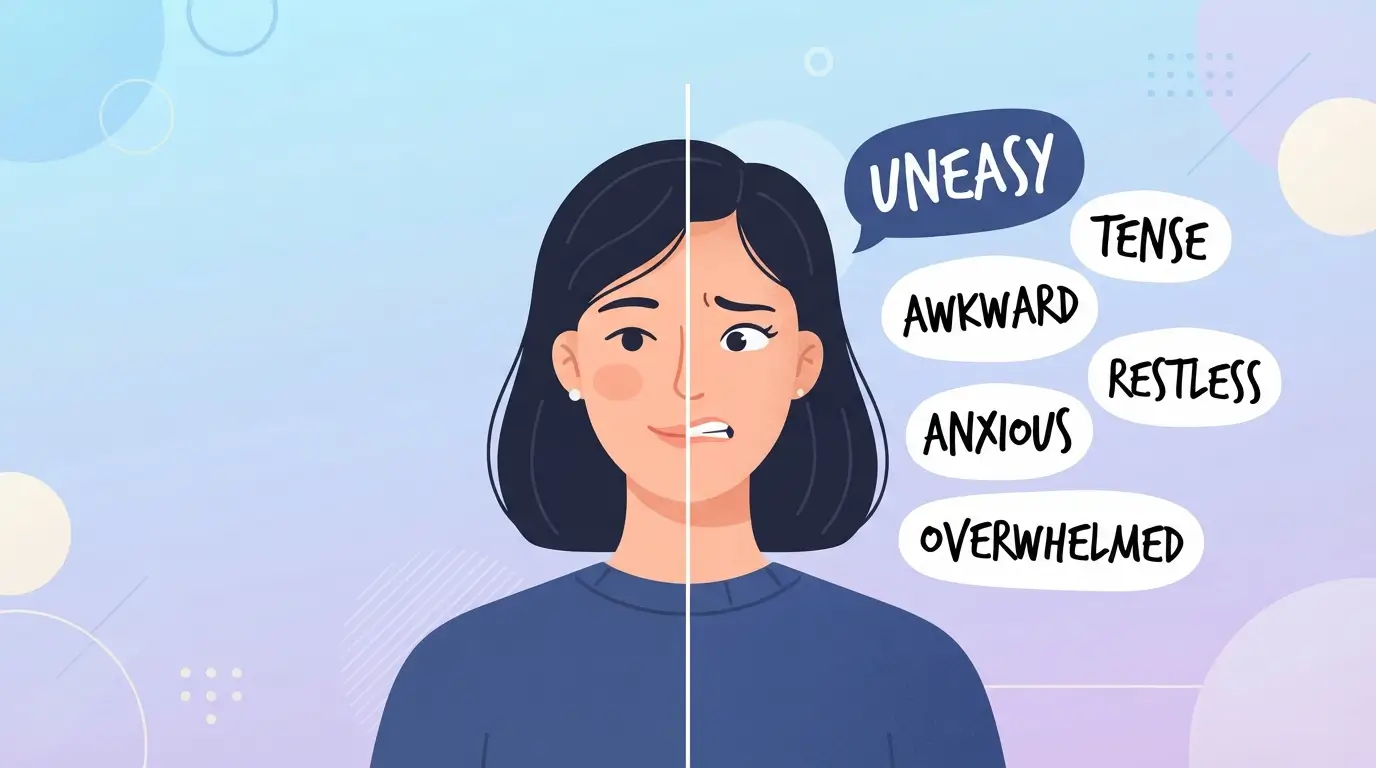 50 Synonyms for Uncomfortable (With Examples for Every Feeling)