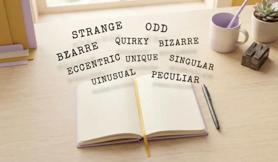 synonyms for weird