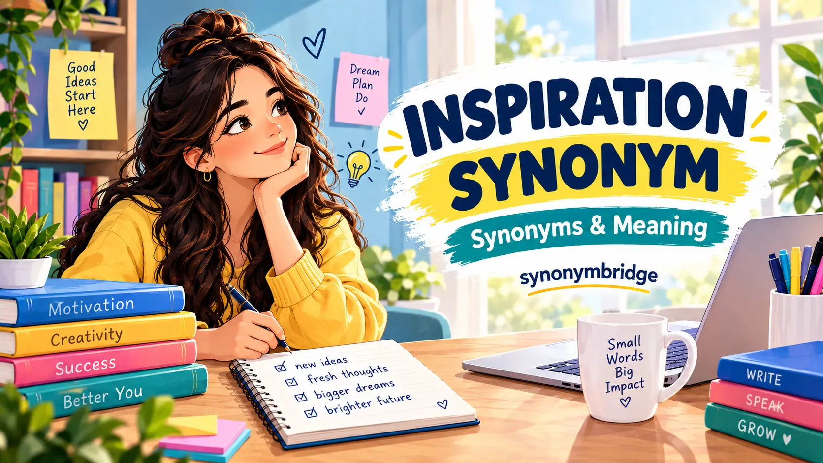 65 Inspiration Synonyms to Brighten Your Writing and Speaking