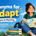 synonyms for adapt