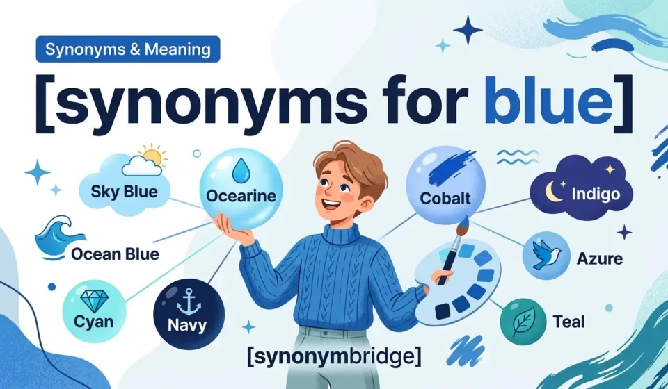 synonyms for blue
