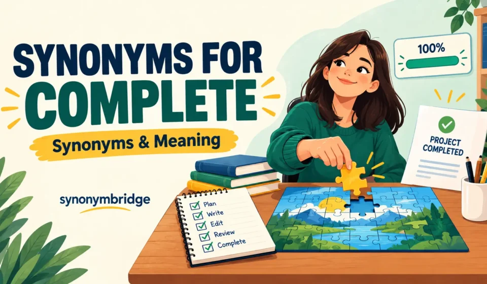 synonyms for complete