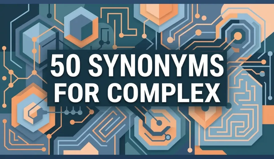 synonyms for complex