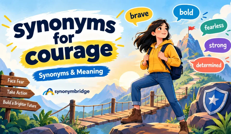 synonyms for courage