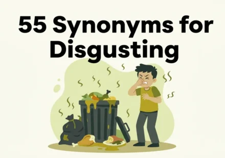 synonyms for disgusting