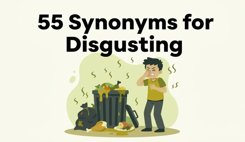 synonyms for disgusting