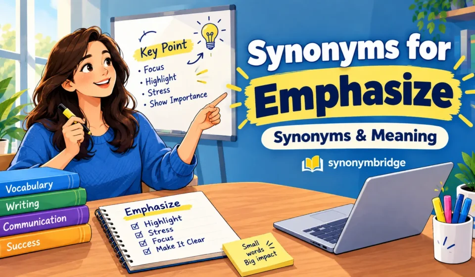 synonyms for emphasize