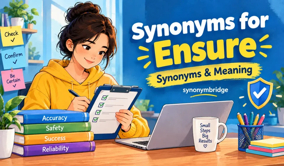 synonyms for ensure
