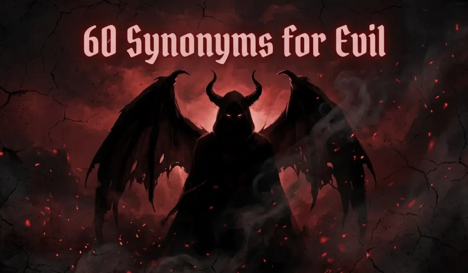 synonyms for evil
