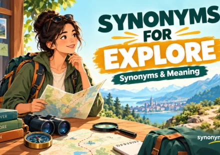 synonyms for explore