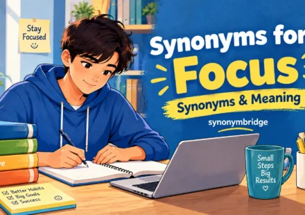 synonyms for focus