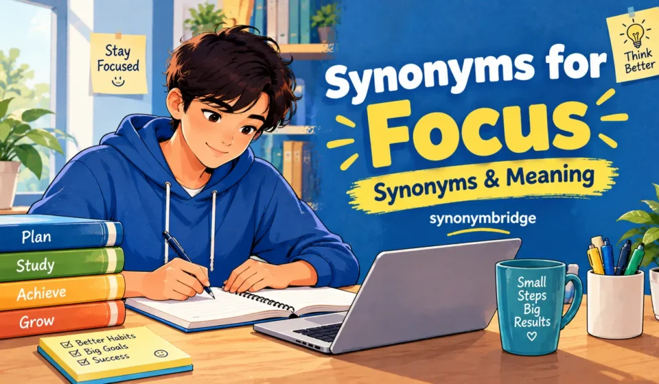 synonyms for focus