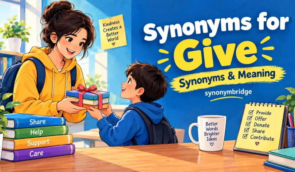 synonyms for give