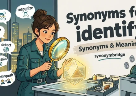 synonyms for identify