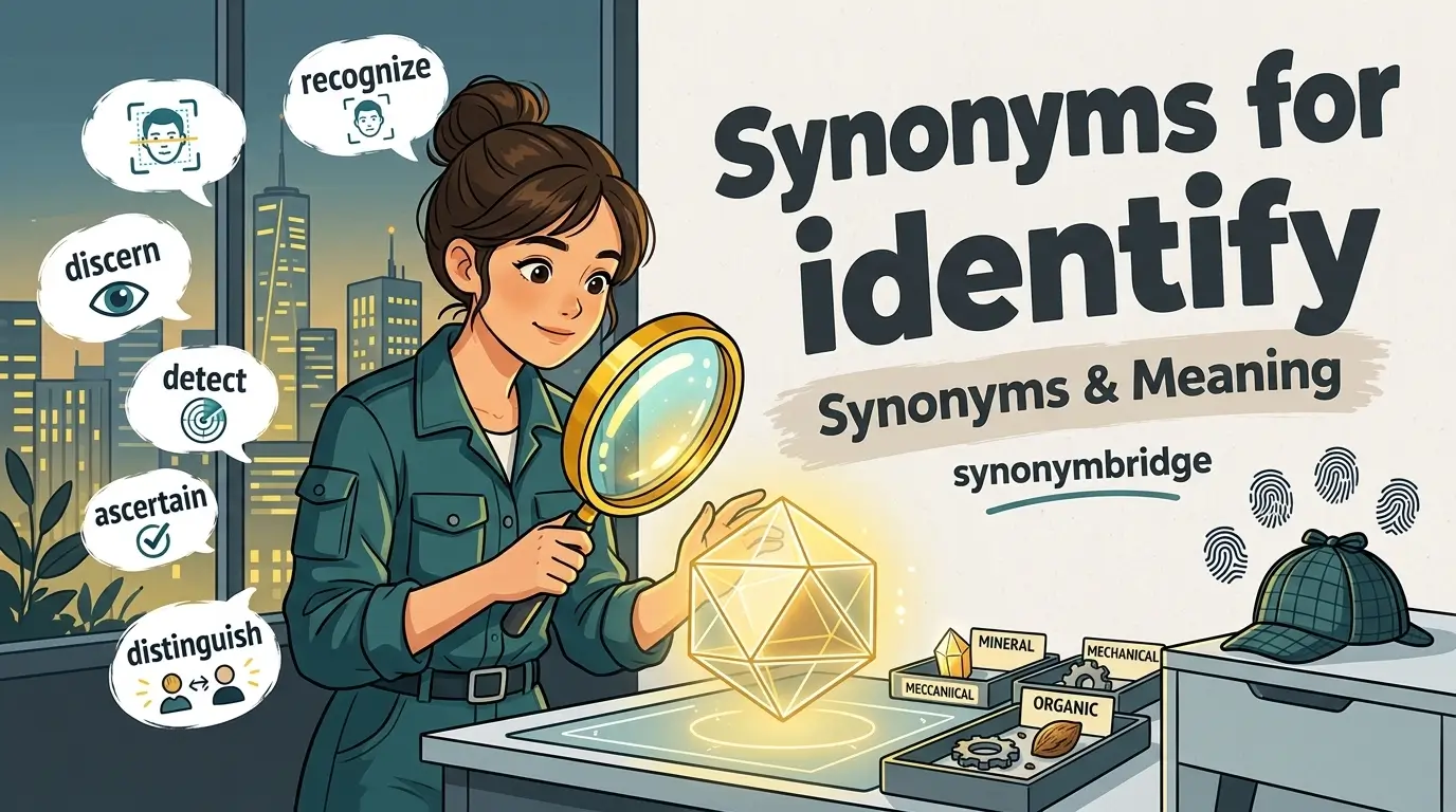 Synonyms for Identify: 50 Words to Improve Your Vocabulary