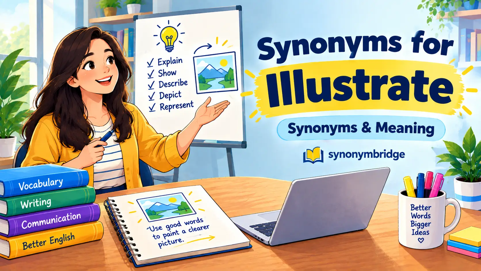 55 Synonyms for Illustrate: Better Words to Explain Ideas Clearly