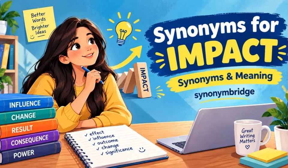 synonyms for impact