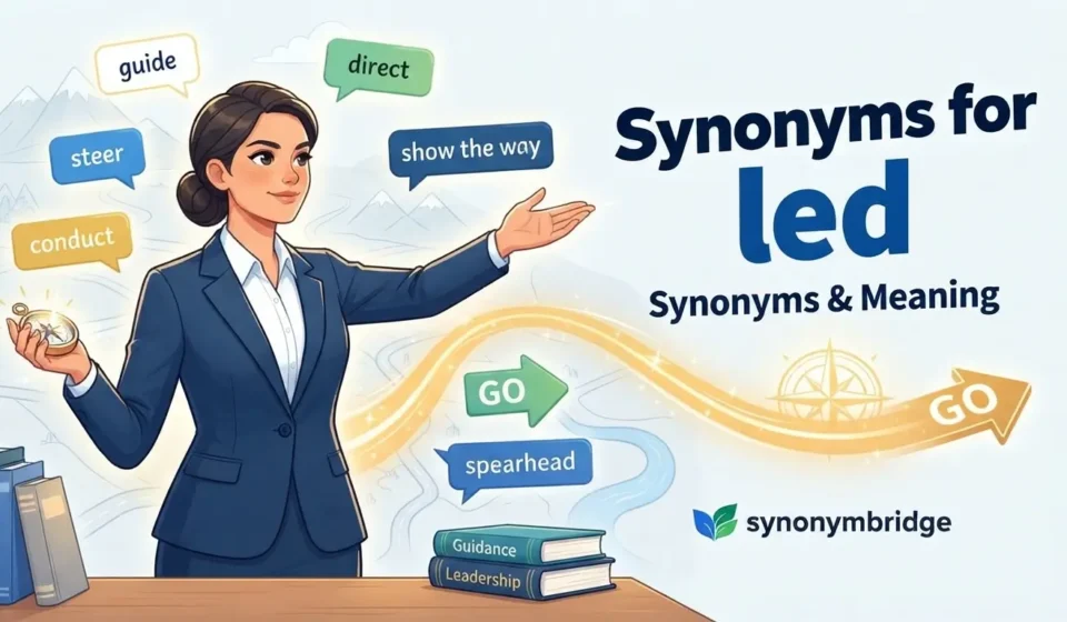 synonyms for led