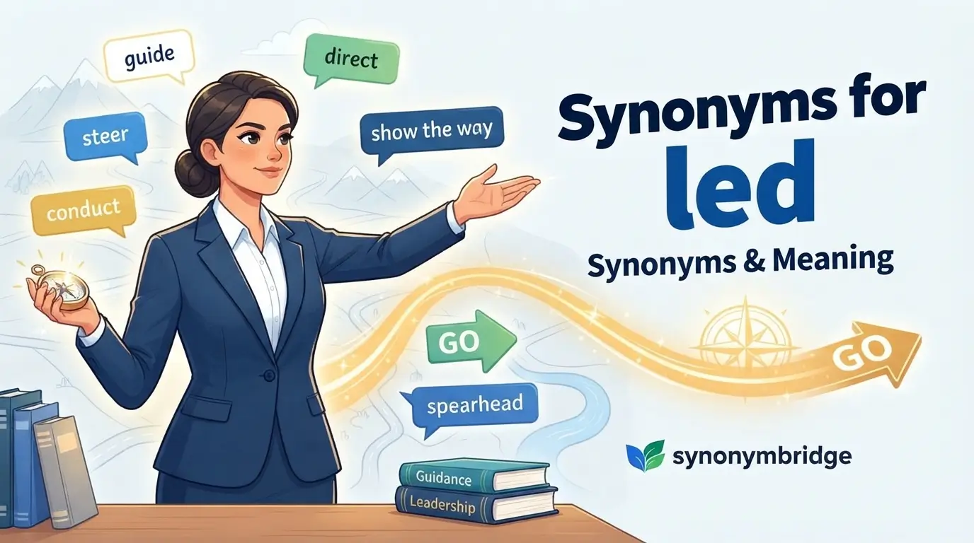 50 Synonyms for Led: Powerful Words for Better Writing