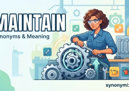 synonyms for maintain