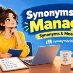 synonyms for manage