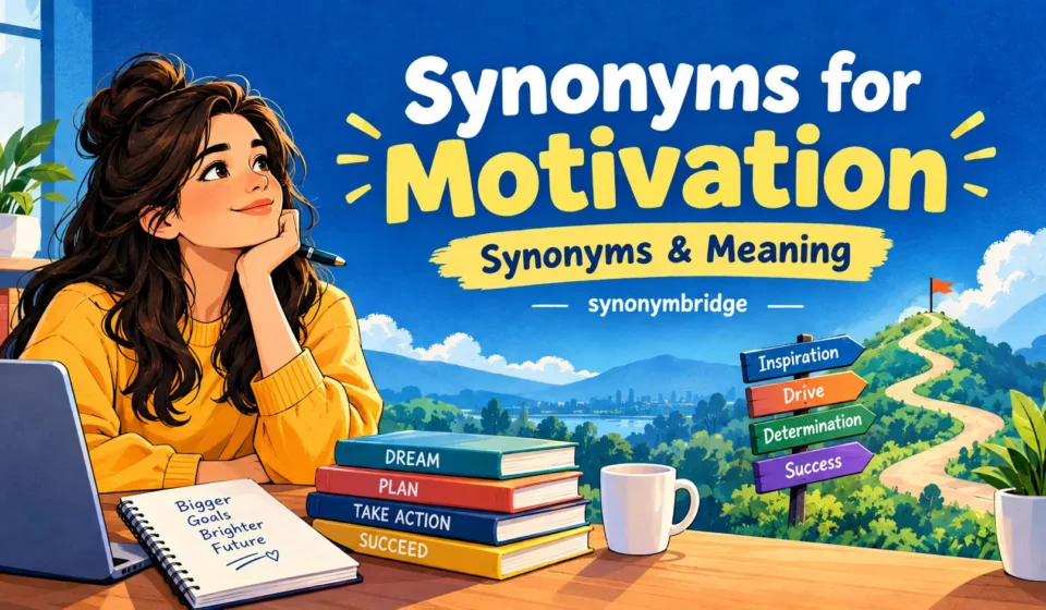 synonyms for motivation