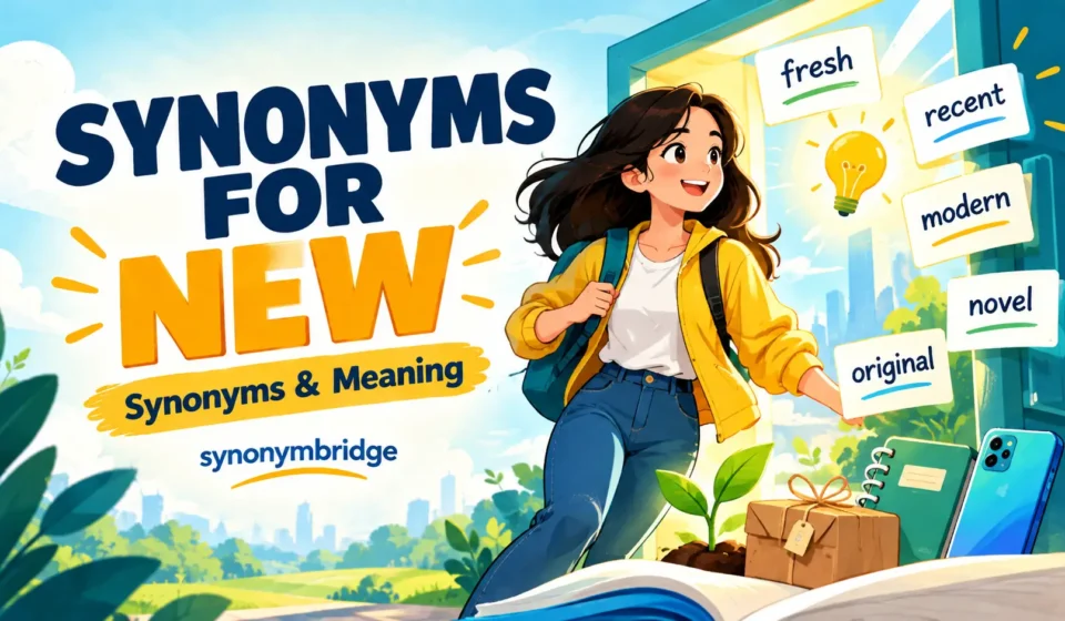 synonyms for new