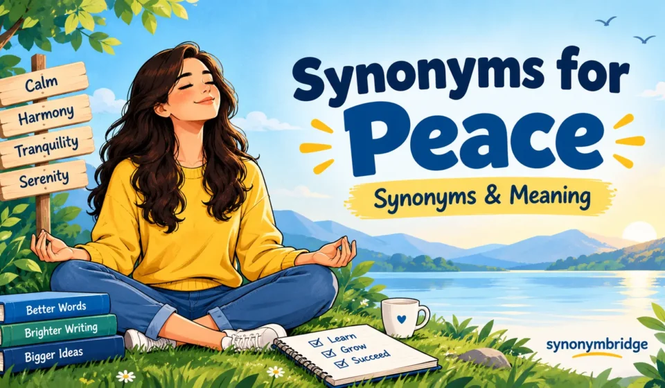 synonyms for peace