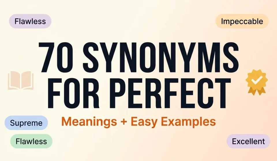 synonyms for perfect