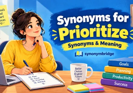 synonyms for prioritize