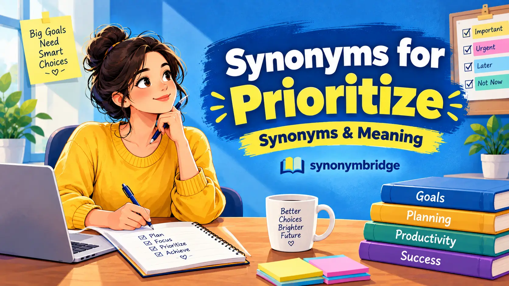 Synonyms for Prioritize: 55 Smart Words to Use Instead