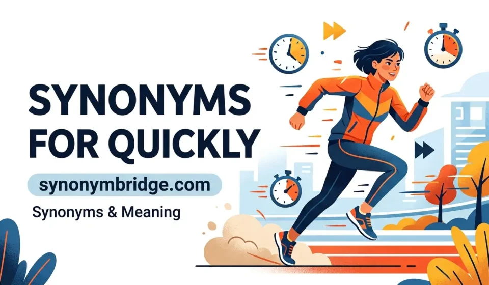 synonyms for quickly