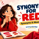 synonyms for red