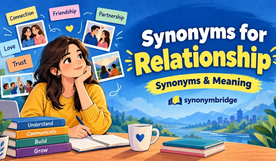 synonyms for relationship