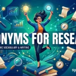 synonyms for research