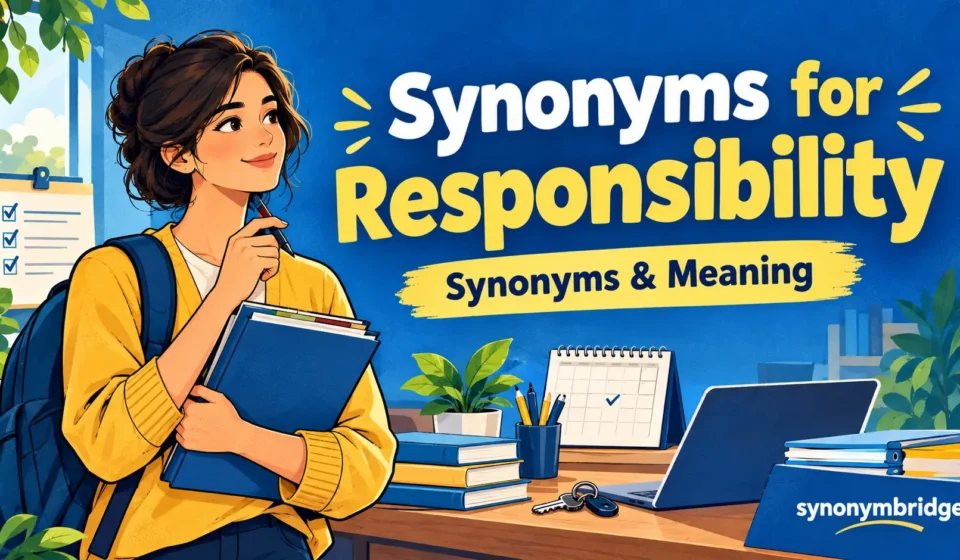 synonyms for responsibility