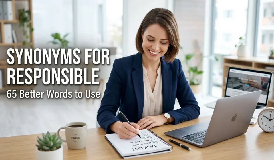 synonyms for responsible
