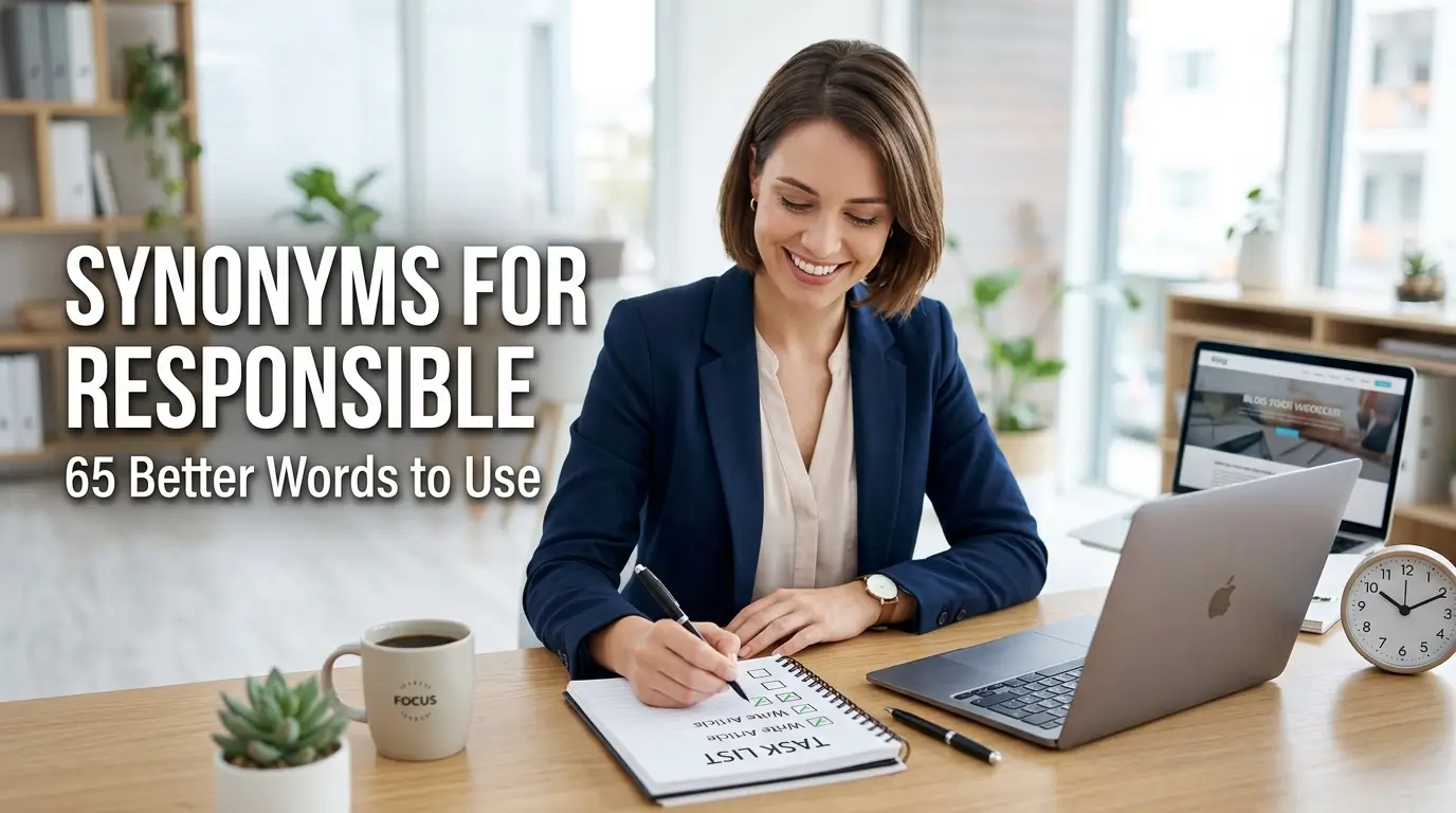 Synonyms for Responsible: 65 Better Words to Use