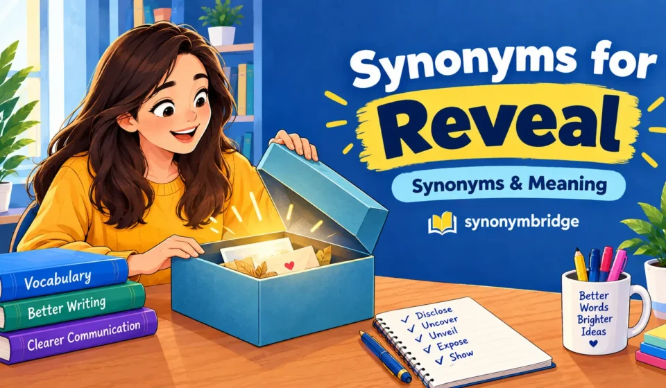 synonyms for reveal