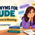 synonyms for rude