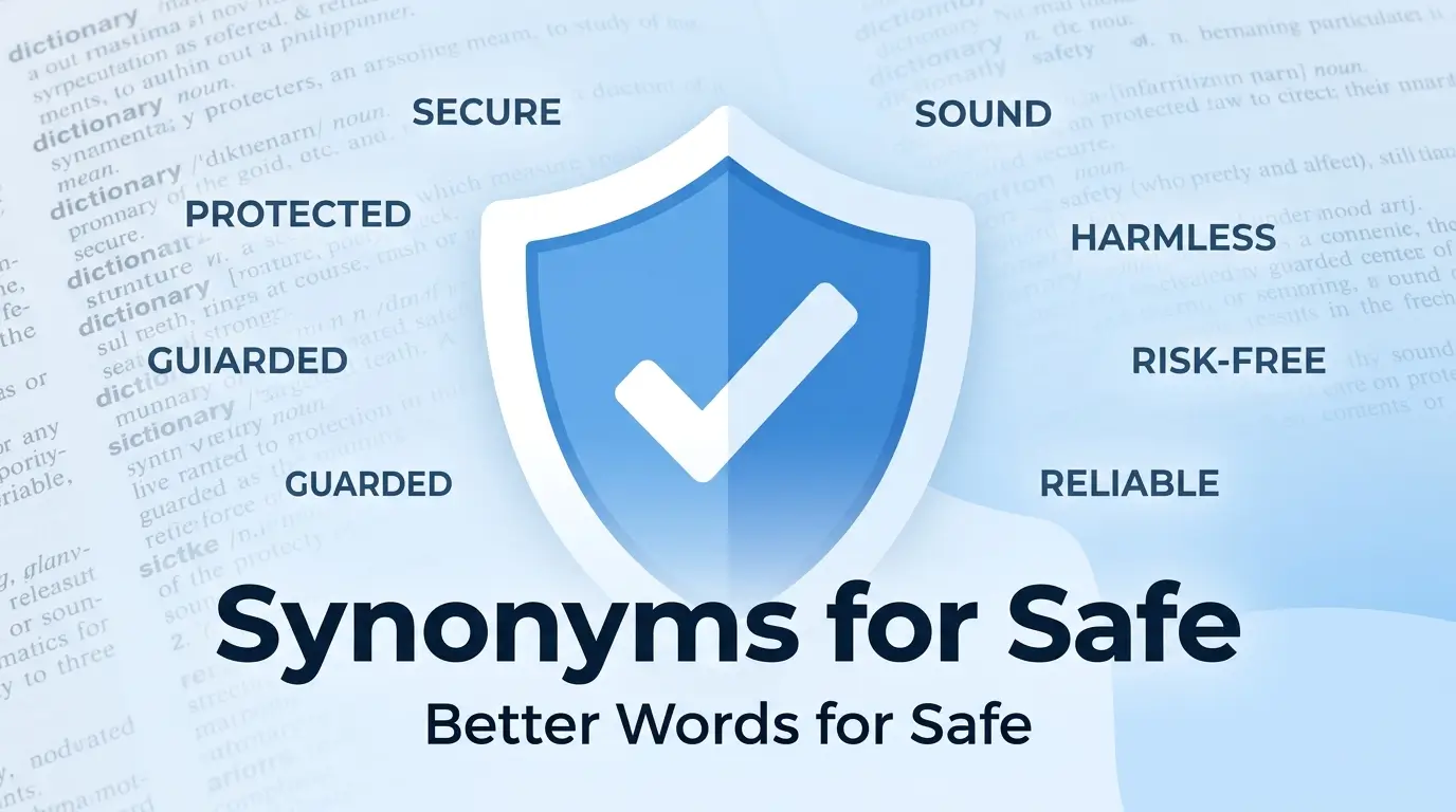 50 Synonyms for Safe: Better Words to Say “Safe” in English