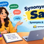 synonyms for say