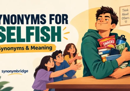 synonyms for selfish