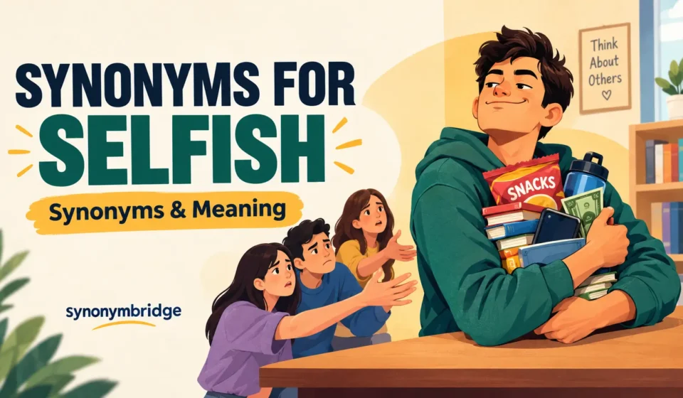 synonyms for selfish