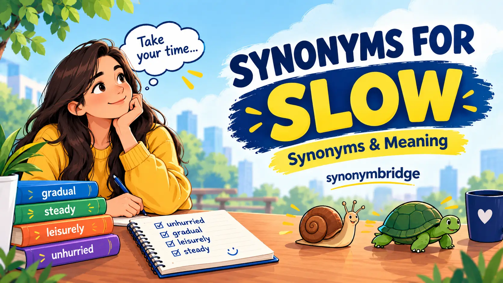 Synonyms for Slow: 50 Easy and Useful Alternatives