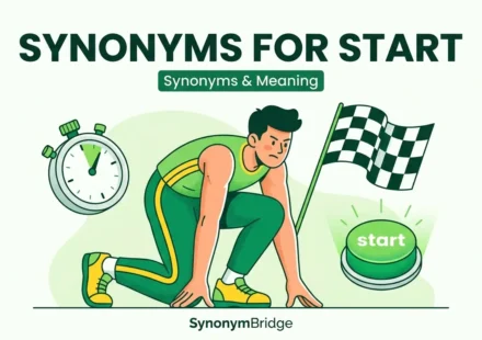 synonyms for start